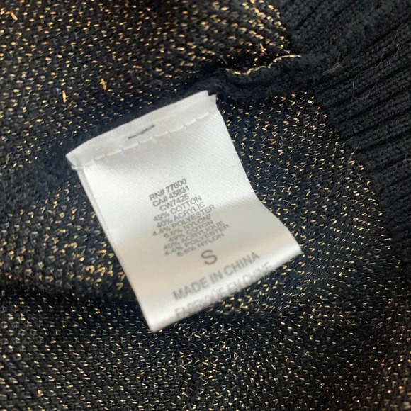 Chaser Gold Star Intarsia Bishop Sleeve‎ Sweater - Picture 12 of 12